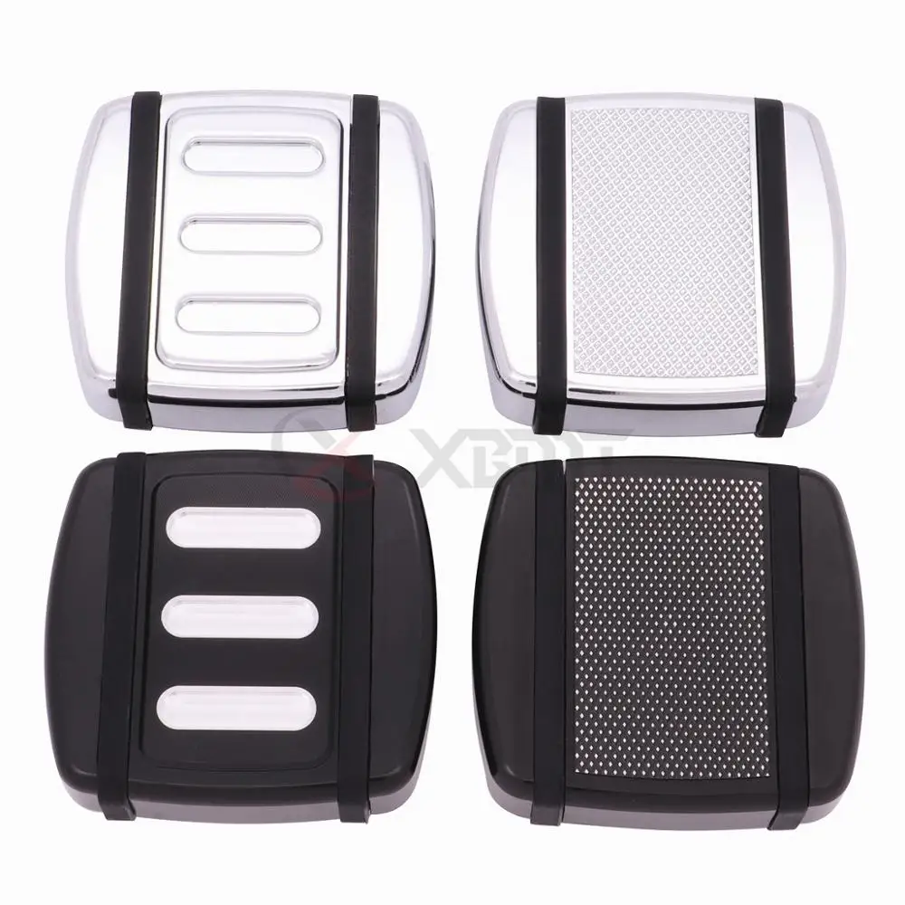 

Motorcycle CNC Aluminium Small Brake Pedal Pad Cover Foot Pegs For Harley Street 500 750 XG500 XG750 FXST Softail FXD Dyna