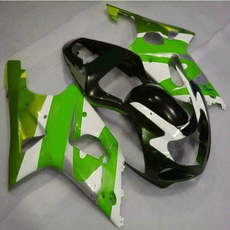 NEW Fairing kit for A GSXR1000 00 01 02 GSXR 1000 GSX-R1000 K2 2000 2001 2002 green SILVER black Fairings set