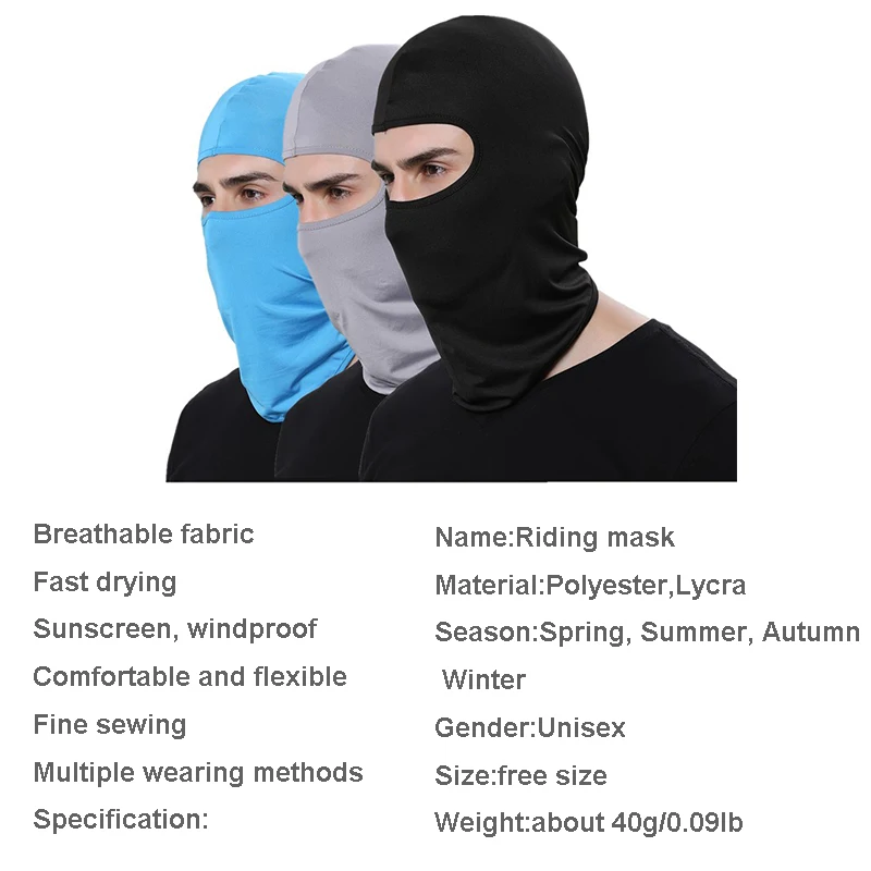 Motorcycle Face Mask Motorcycle Unisex Tactical Face Shield Mascara Ski Mask Full Face Mask Gangster Mask #