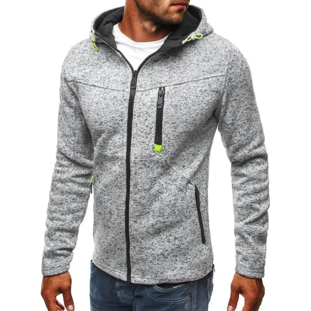 

MRMT 2024 New Men's Hoodies Sweatshirts Casual Coat Jacquard Zipper for Male Solid Color Cardigan Hoodie Sweatshirt