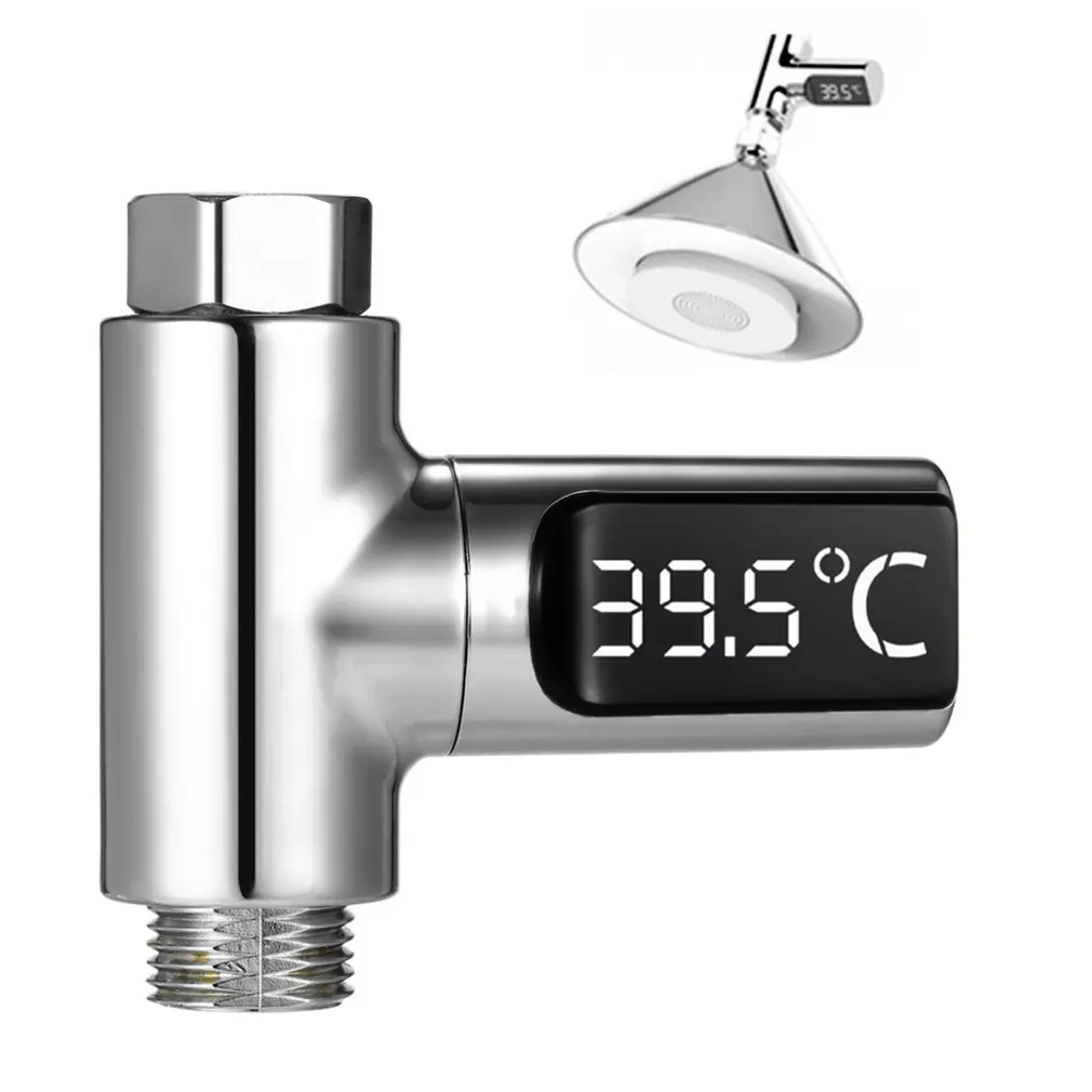 New For Bathroom LED Water Thermometer Electronic Faucet Thermometer Shower LED Thermometer Home Bathroom Shower Thermometer