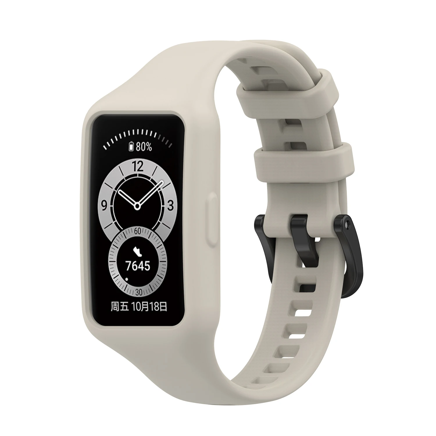 Respirável substituição Silicone Strap para Huawei, Pulseira para Honor Band6, Pulseira, Pulseira, Novo