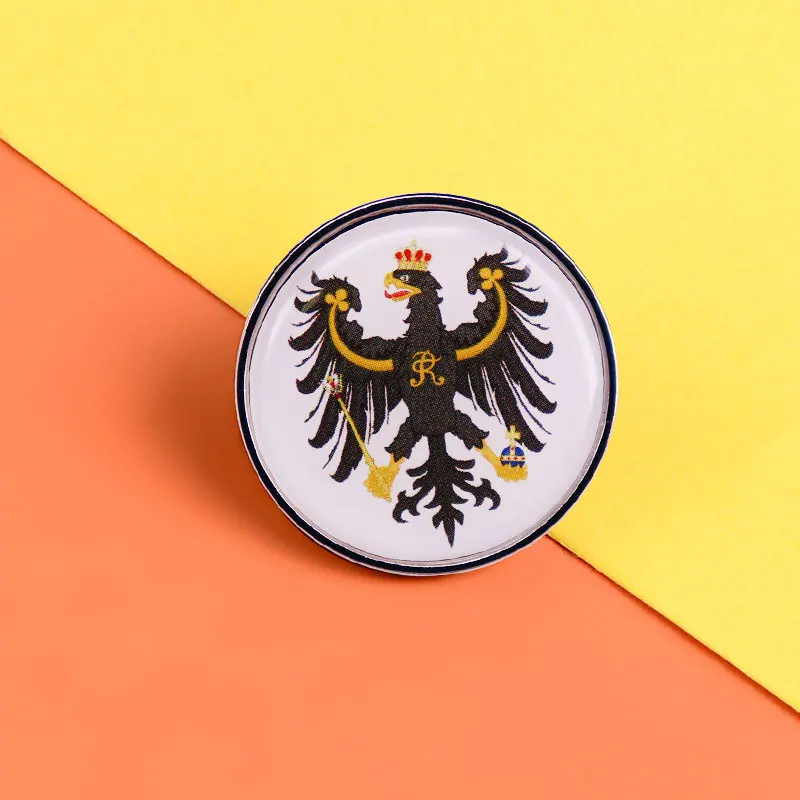 Old Germany Empire Kingdom of Prussia Eagle Badge Lapel Pin brooch