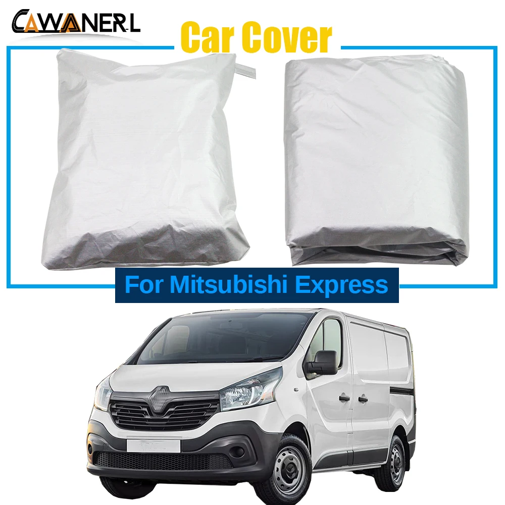 

Полный автомобильный чехол для Mitsubishi Express SWB 2015-2019, крытый, открытый, солнцезащитный, анти-УФ, снег, дождь, пыленепроницаемый чехол MPV, ветрозащитный