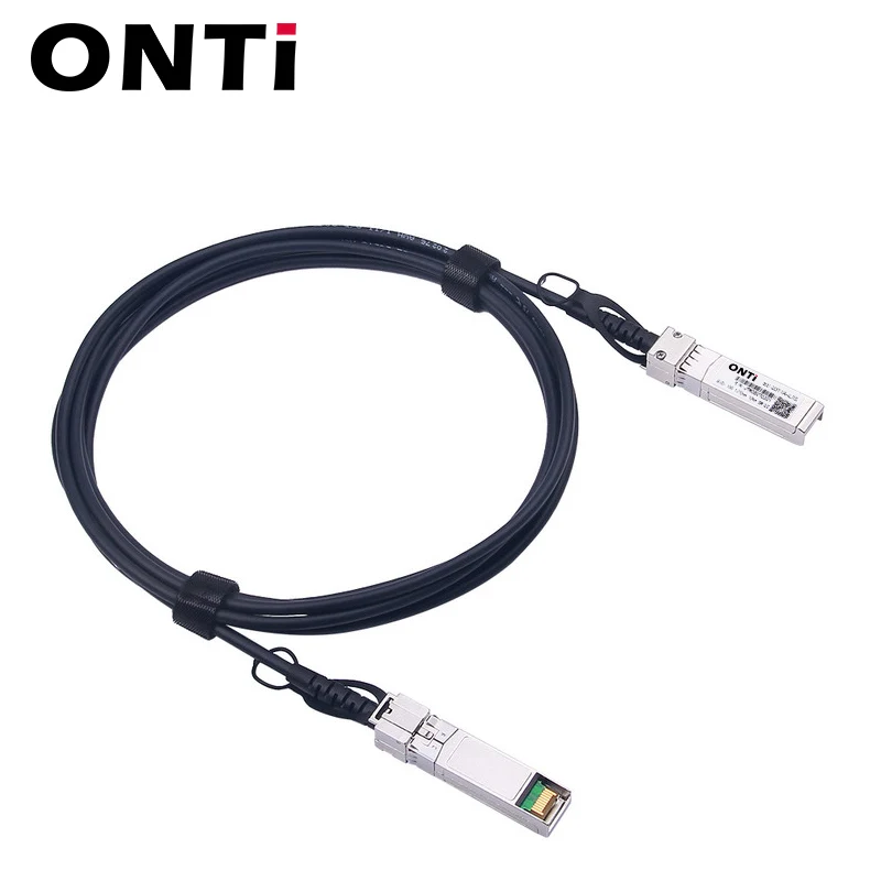 Imagem -03 - Cabo de Cobre Passivo do Twinax Sfp 1m 2m 3m Suporte de 5m Cisco Ubiquiti Mikrotik Onti 25gb Sfp Mais Dac Cabo 25gbase-cu Direto