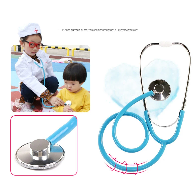 Holz Pretend Play Doctor Educationa Spielzeug für Kinder Kid Medizinische Simulation Medizin Brust Set für Kinder Interesse – Detail 4