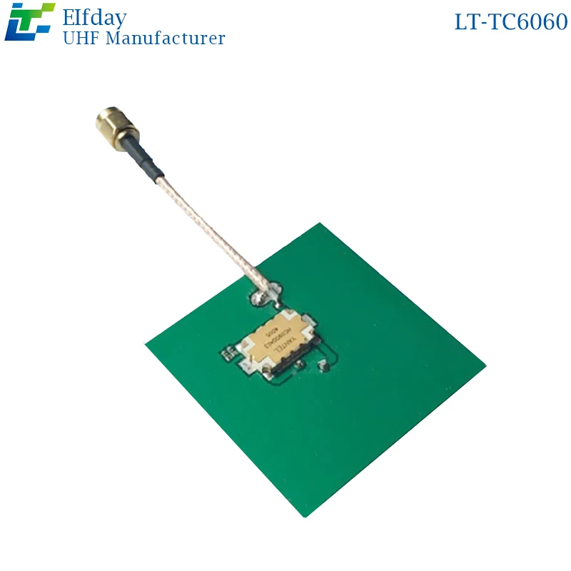 LT-TC6060 RFID Ceramic Antenna UHF RFID Reader Antenna 3.5DBI High Gain Reader