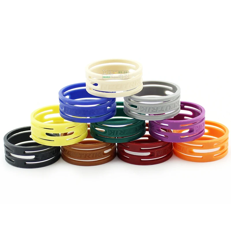 1pcs/10pcs XXR NEUTRIK For NEUTRIK NC3FXX/NC3MXX XLR Plug Color Ring Multi-color Roll-proof Ring Marking Ring 10 colors