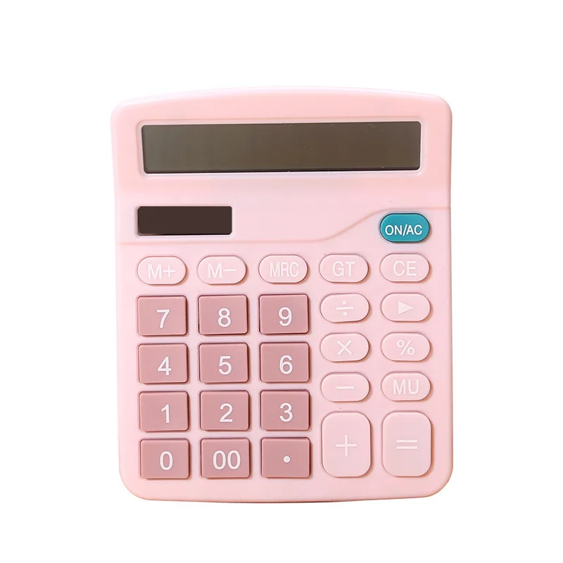 Solar Calculator 12 Digits Large Screen Electronic Calculator Desktop Calculators Home Office School Financial Accounting Tools