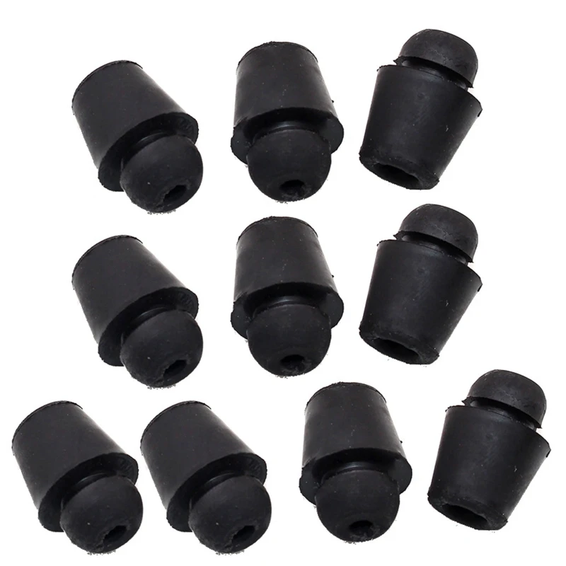 10Pcs Black Rubber Car Bumper Door Overslam Universal Shock Absorber Pads Cushion Car Door Protector For Hyundai Kia