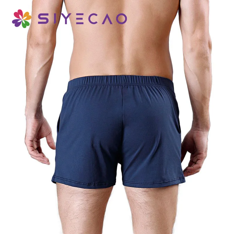 Calzoncillos bóxer de algodón para hombre, ropa interior Sexy, cómoda, de tiro medio, de alta calidad