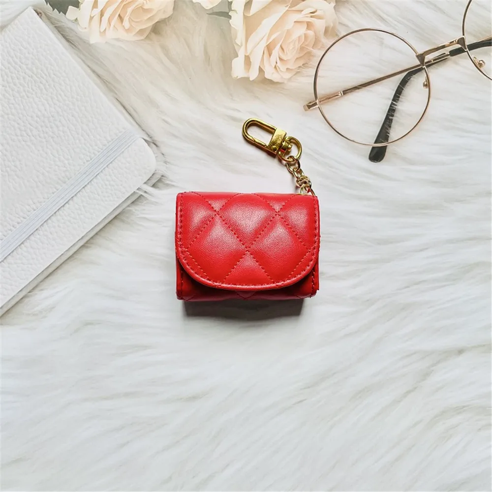 Милый кожаный чехол для девочек для Airpods 2, мягкий полноразмерный чехол для Airpods pro 2 (2022), кожаный чехол