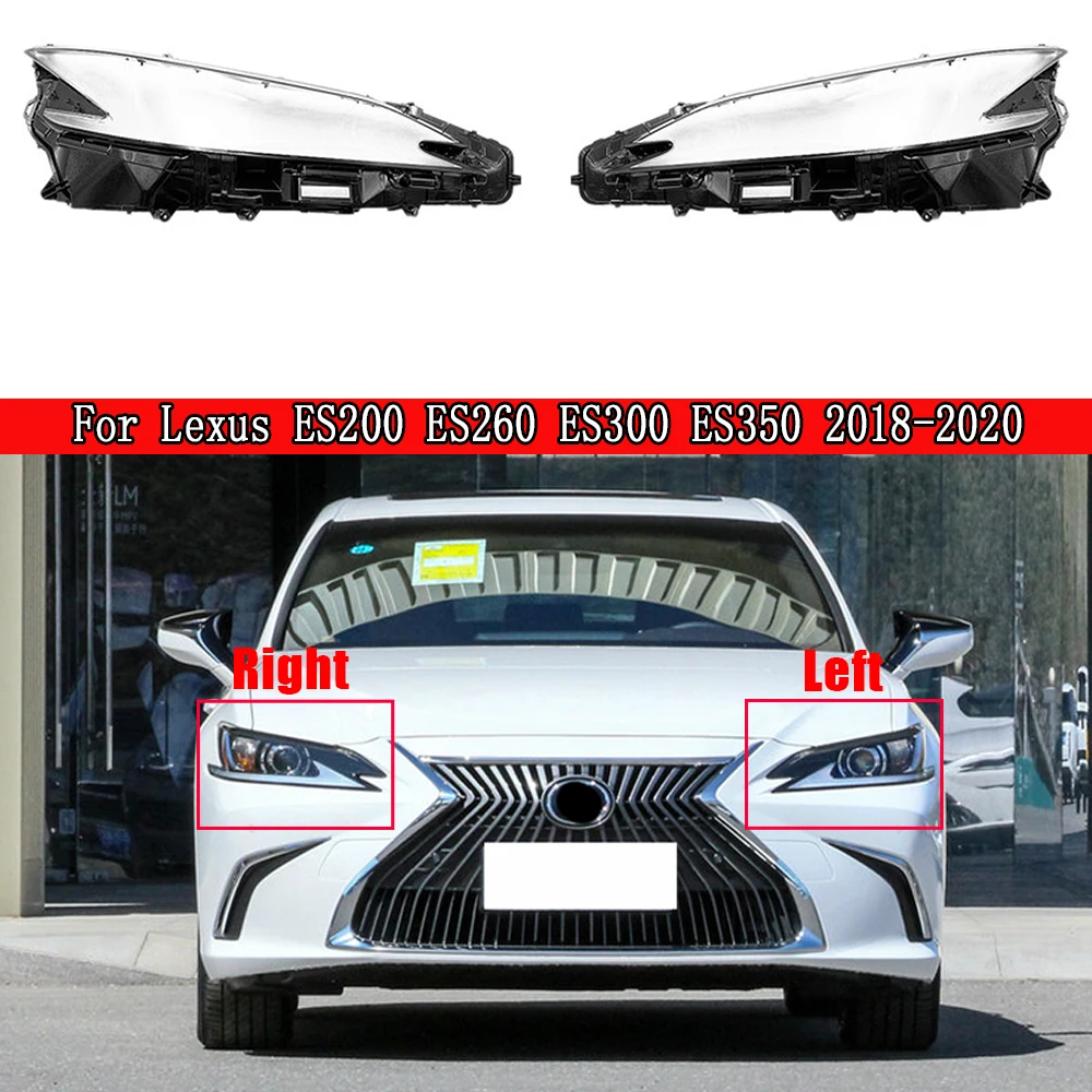 

Car Headlight Cover Lens Glass Shell Front Headlamp Transparent Lampshade Auto For Lexus ES200 ES260 ES300 ES350 2018 2019 2020