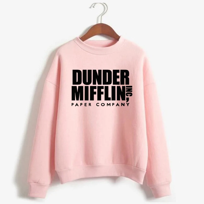 Hoodies Women Dunder Mifflin Inc Paper Company Wernham Hogg Michael Scott Space Sweatshirt Tops The Office Tv Hoodie Men