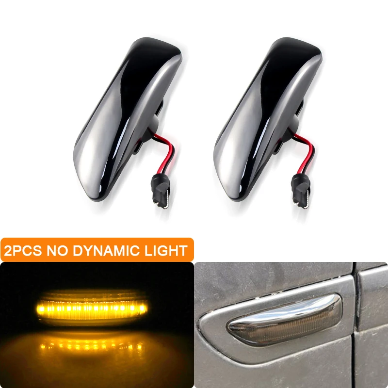 2Pcs Amber LED Side Marker Blinker Turn Signal Light For Volvo XC90 S80 XC70 V70 S60 2001-2009 30722641 3072264