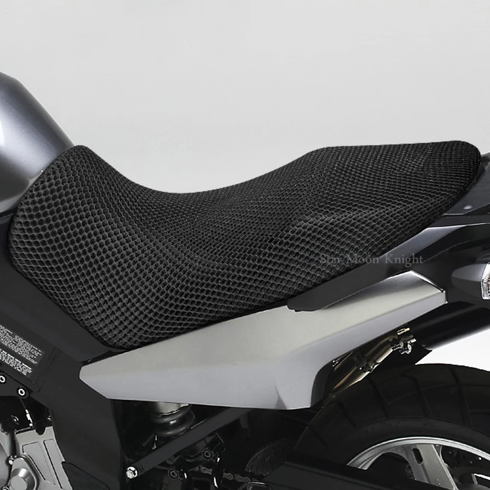For Suzuki V-Strom VStrom DL1000 DL650 DL250 DL 650 Motorcycle Anti-Slip 3D Mesh Fabric Seat Cover Breathable Waterproof Cushion