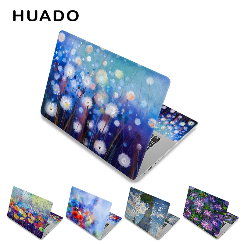 Flower Universal 15.6 17.3 12 Laptop Sticker Vinyl Decal Cover 13.3 14 Notebook Skin for Macbook/Xiaomi/Dell/Acer/HP