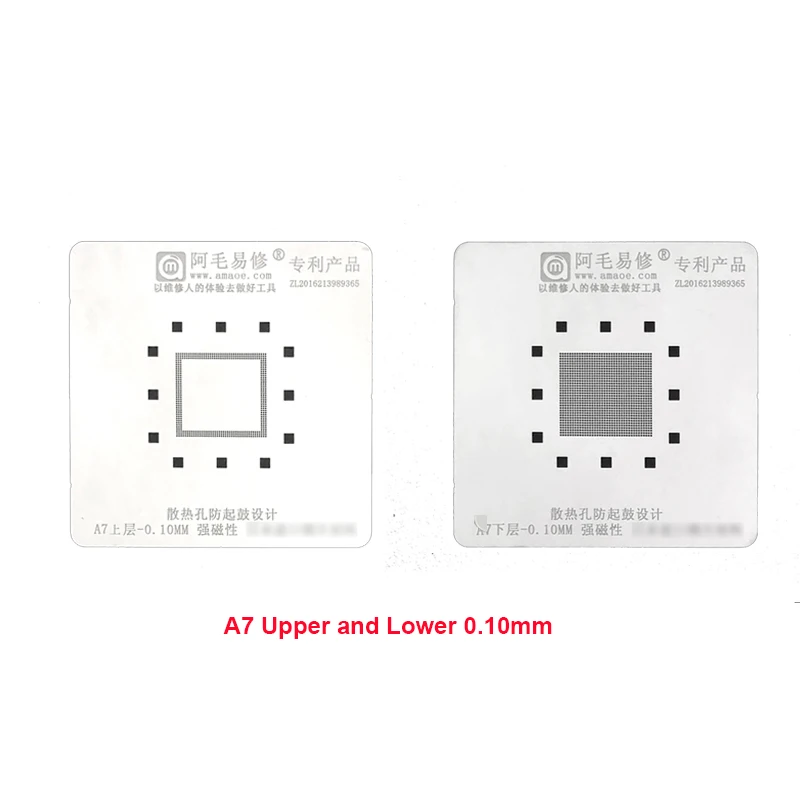 AMAOE CPU RAM Từ Reballing Nền Tảng A7 A13 A14 Reballing Bộ Với BGA Reballing Stencil