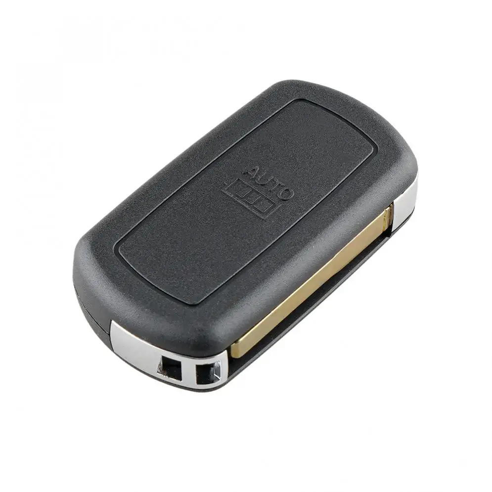 Funda de control remoto de coche, carcasa de repuesto de 3 botones, abatible, plegable, para LAND ROVER Range Rover Sport LR3 Discovery