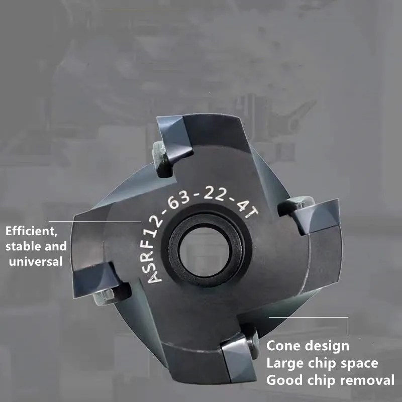 Концевая фреза ASRF12 ASRFBlack, твердосплавные вставки с ЧПУ для быстрой подачи, SDMT1205