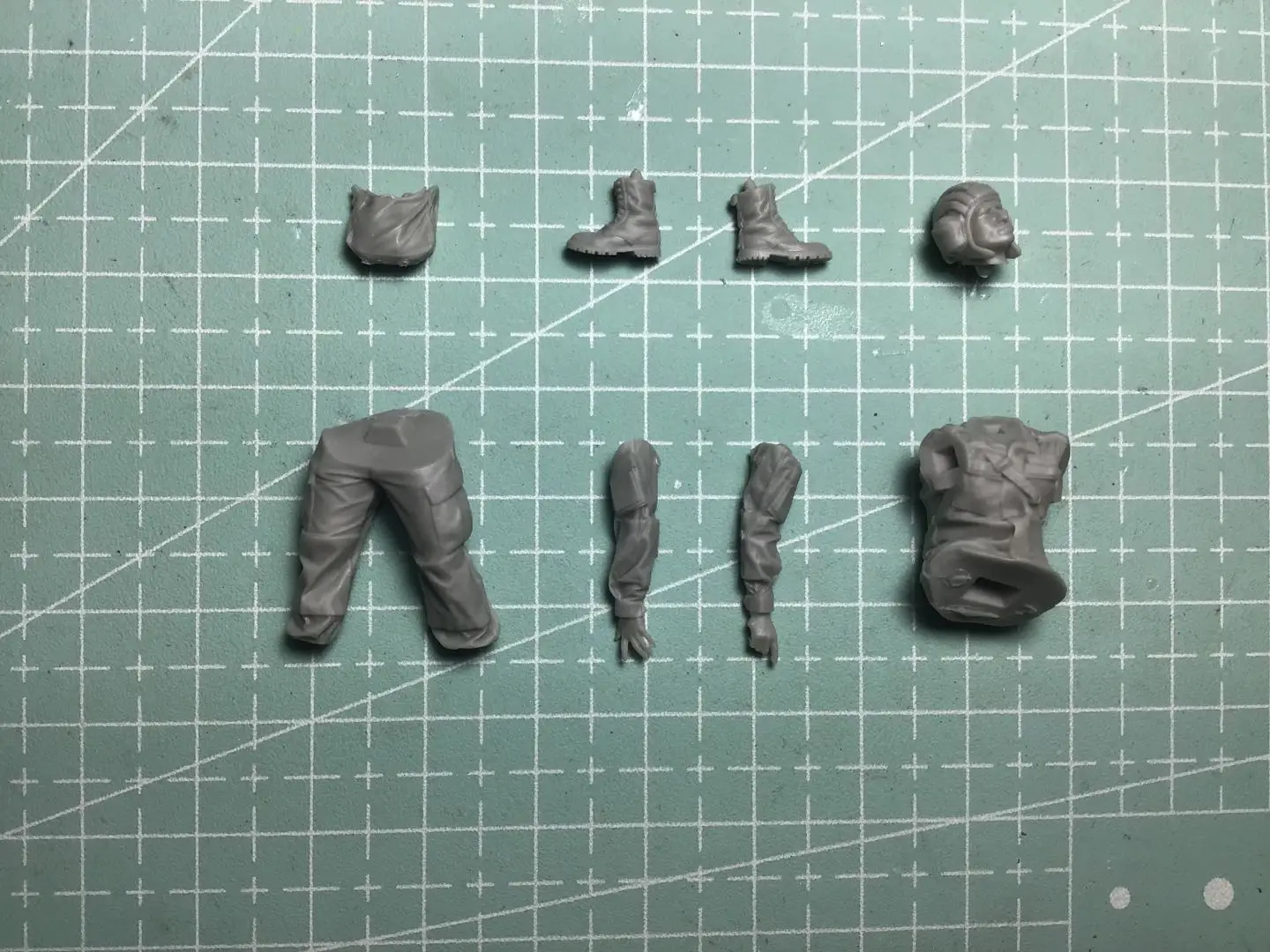 1/35 Resin Model Figure GK，2 Figure , Unassembled and unpainted kit