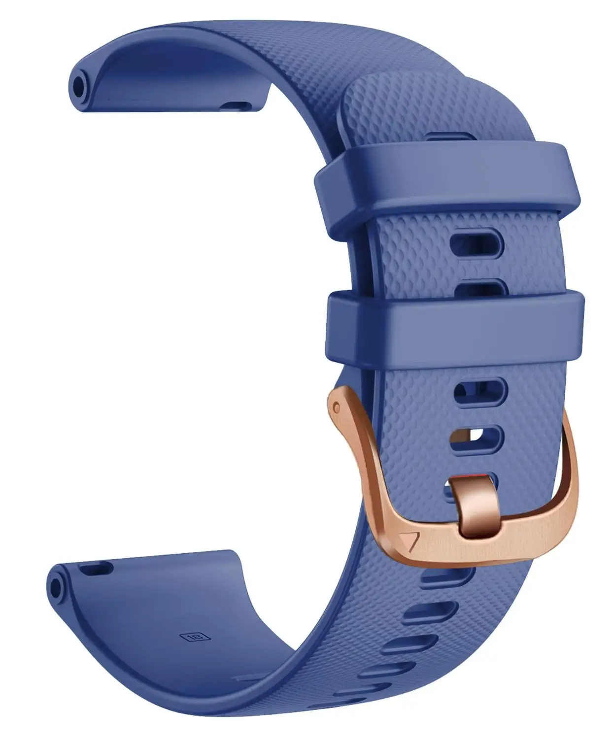 Pulseira de relógio garmin forerunner, pulseira de silicone com botão em ouro rosê, para relógio esportivo 245m/645/vivoactive 3/3s/escapamento 2s