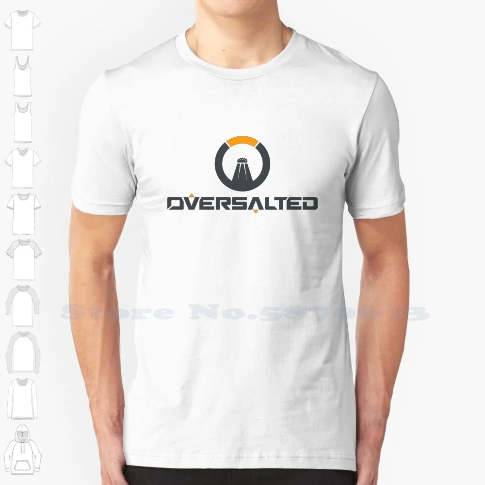 Oversalted-Heroes Never Die! ( Black ) 100% Pure Cotton T-Shirt Heroes Never Die Oversalt Salty Pc Gamer Tilted Funny