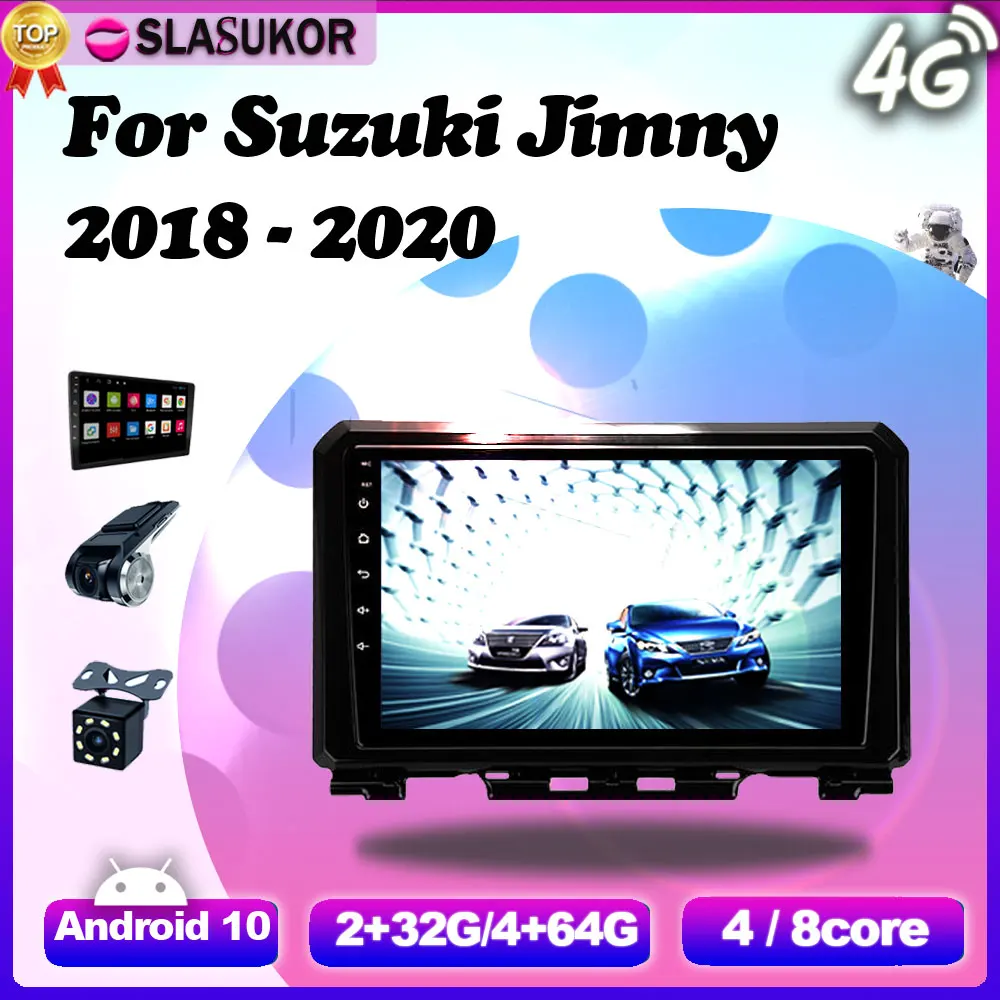 

Android 10 For Suzuki Jimny JB64 2018 2019 2020 6G + 128G RDS Carplay Video Car Radio Navigation Player GPS No 2din 2 din DVD