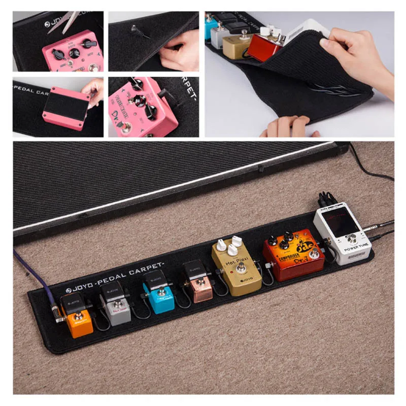 JOYO PC-1 Pedal Carpet Soft Pedal Board with backpack Guitar Pedal Bag