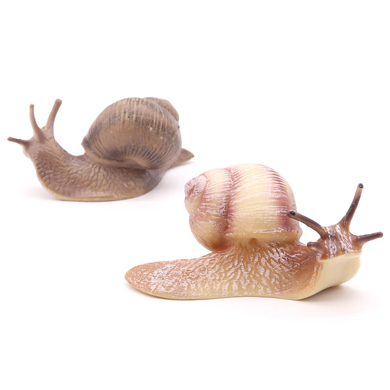 Solid simulation snail model insect animal small snails ornament handicraft garden decoration