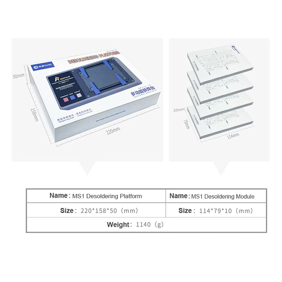 MIJING IREPAIR Intelligent Universal Desoldering Platform for IphoneX S MAX 11 12 13 PRO MAX A15 MS1 Screen Stand Separation