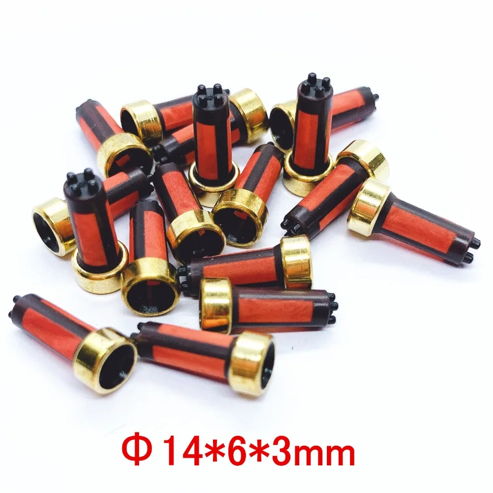 

200pieces high quality 14*6*3mm Fuel injector micro filter For BWM Fuel Injector Repair Kits Service Kits (AY-F108B) MD619962
