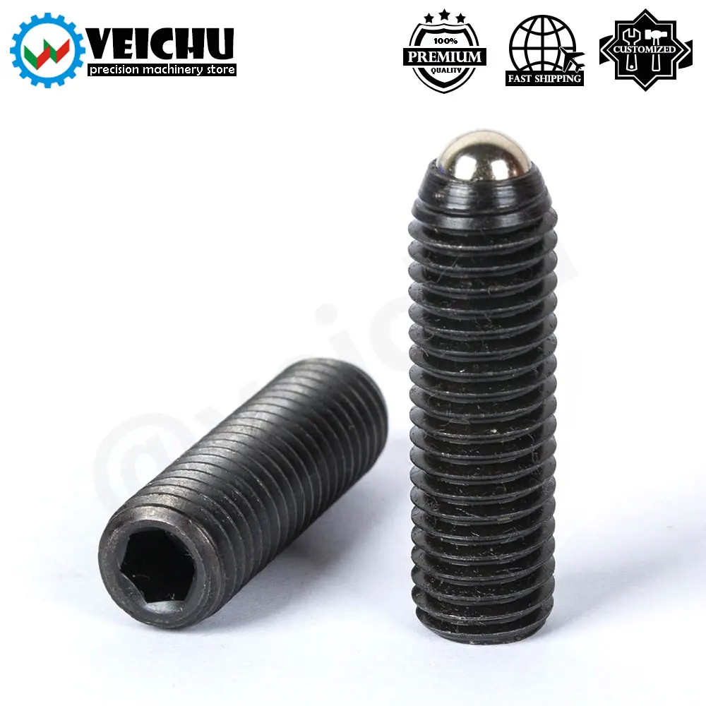 VCN414-ST Springs Ball Plungers Internal Hexagon Thread Ball Plungers To Locating With Carbon Steel Body And Satainless Ball