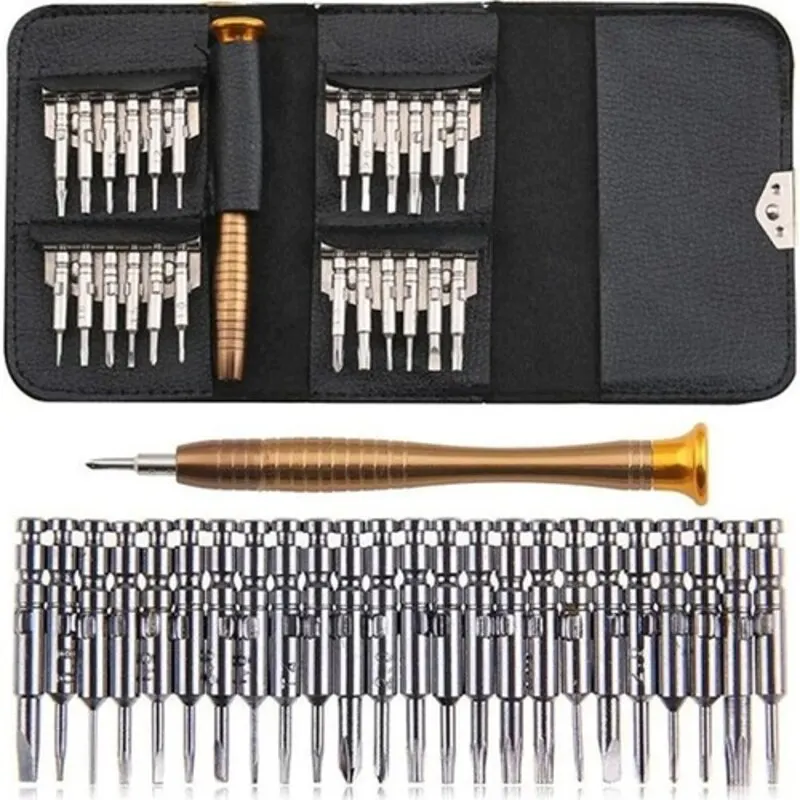 

25 Pieces Precision Screwdriver Set Repair Portetive Mobile Phone Camera Computer Game Console Clock Glasses Tablet Repair