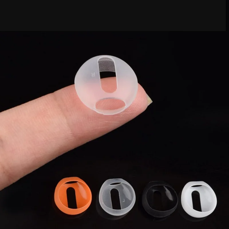 คู่กันกระแทกซิลิโคนอ่อนนุ่มหูฟังสําหรับ Apple AirPods หูฟังเปลี่ยนปลั๊กอุดหูป้องกันแผ่นรองหูฟังสําหรับชุดหูฟัง