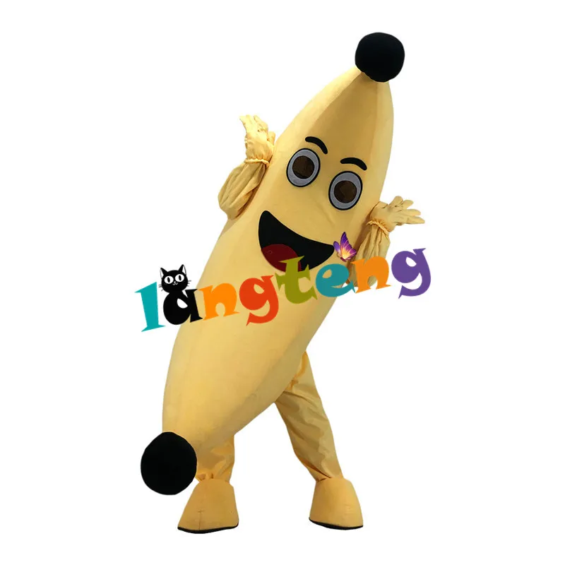 

1118 Fruit Banana Mascot Costume Fancy Dress Cosplay Party Factory Store Accept Custom Add Logo