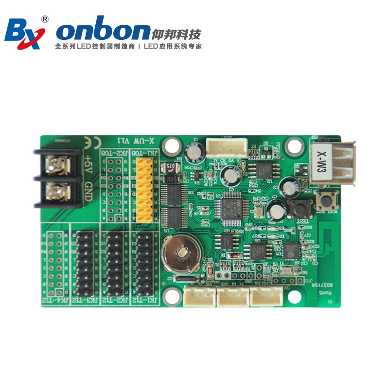 Control Card XW3 Single and Double Color LED Display Advertising Screen Control Card WiFi U Disk Graphic Control