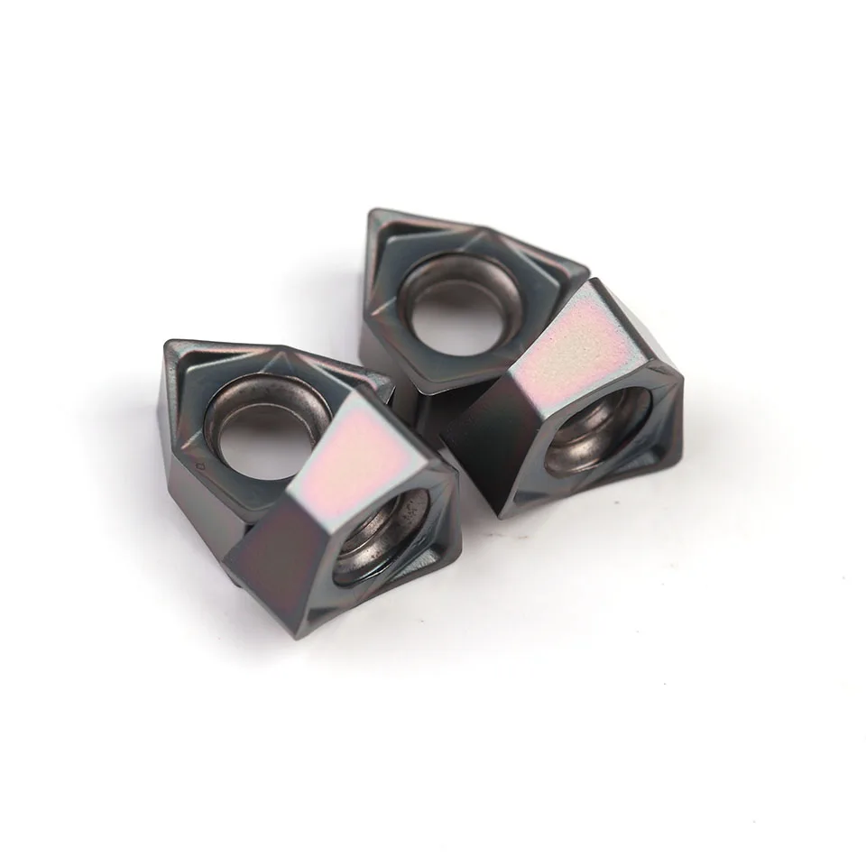 WNMU040408 Gm Hoge-Kwaliteit Dubbelzijdige Zeshoekige Snelle Feed Carbide Draaien Hulpmiddel 100% Originele Authentieke Gehard Staal