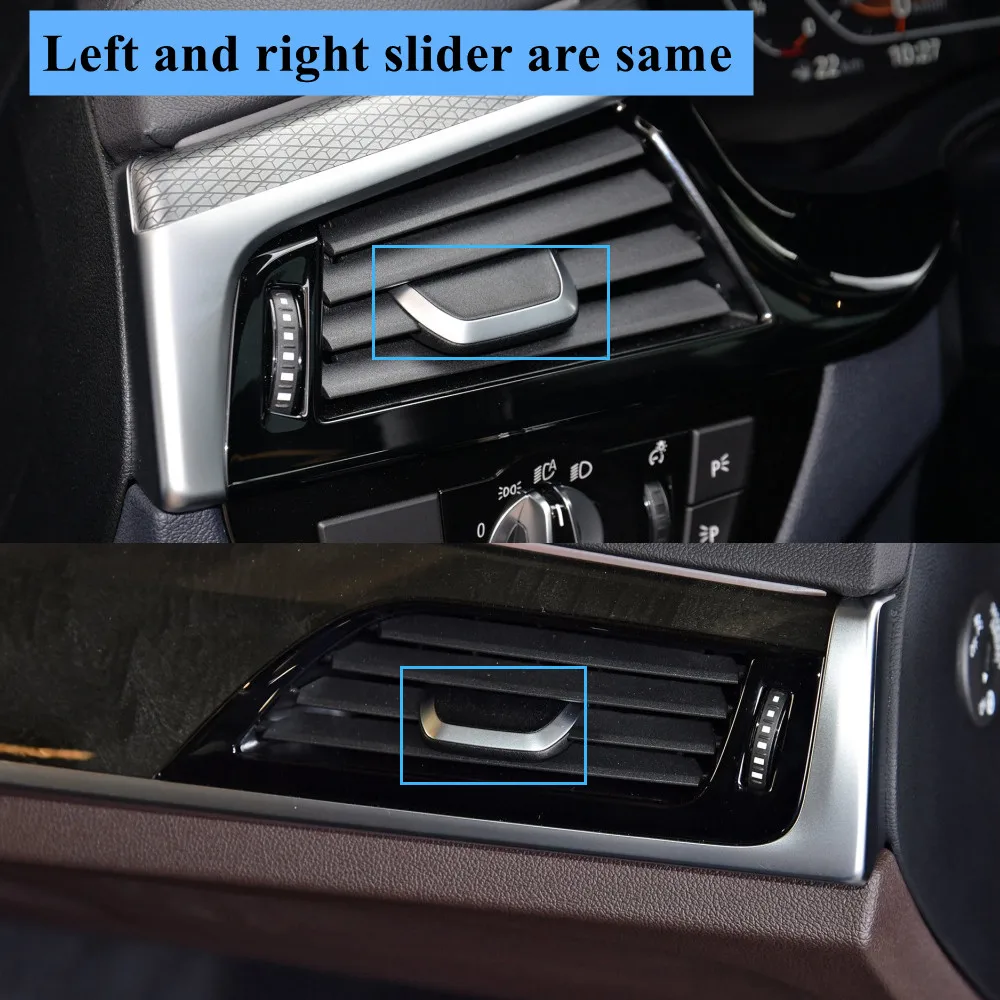 Vorne Hinten Klimaanlage AC Vent Grille Tab Slider Clips Reparatur Kit Für BMW 5 6GT Serie G30 G31 G38 G32 520d 525i 530i 540i – Detail 15