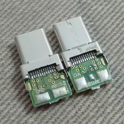 5-20pcs USB 3.1 Type C Connector Male Plug PCB Board Adapter USB-C Connector Power Jack For Data Line Wire Cable Transfer