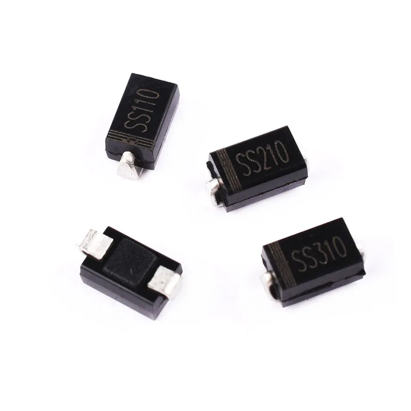 50PCS M1 M2 M4 M7 SS12 SS14 SS16 SS24 SS34 SS36 SS110 SS210 SS310 RS1M RS2M ES1J US1M ES1D 1N4007 DO-214AC SMA Rectifier Diode