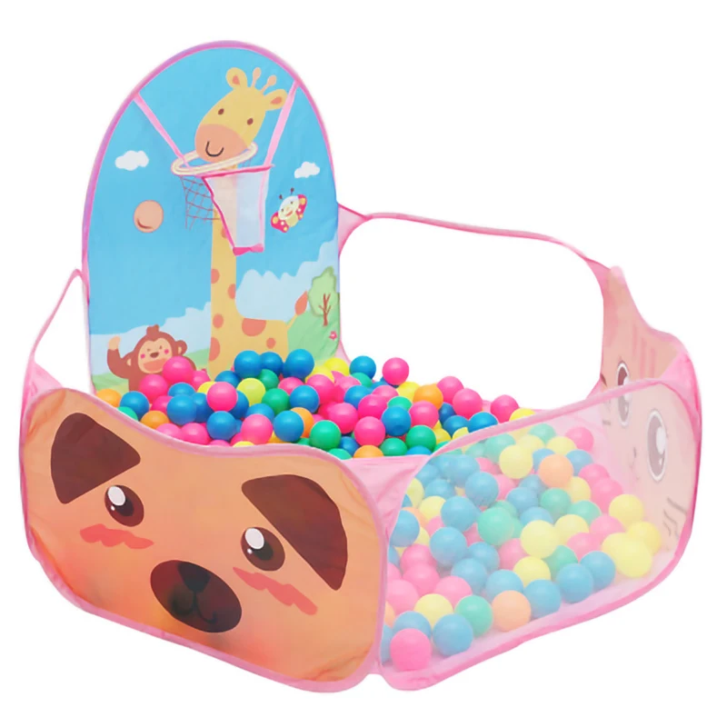 Corralito portátil de interior para niños y bebés, tienda de juegos para piscina de bolas, plegable, segura, regalos