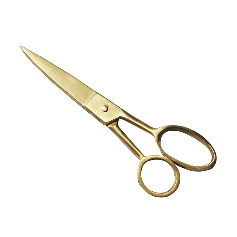 

Handmade Brass Scissors Household Tailor Kitchen Office Small Stainless Steel Large Scissors craft scissors embroidery sissors