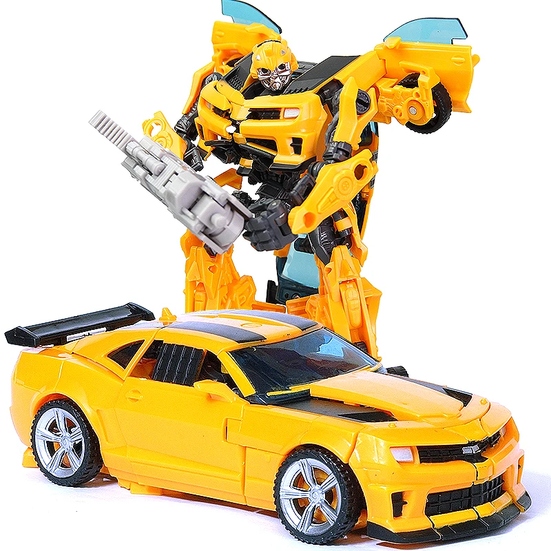 Haizhixing-Deformação Robô Carro Brinquedo para Menino, Modelo Anime, Figuras de Ação Transformação, 18cm, Marca Clássica, Presente