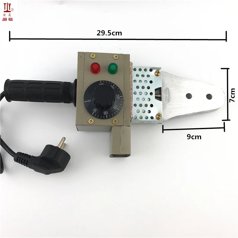 熱制御溶接機,プラスチックパイプ溶接機,42mmカッター,220v,600w,16-32mm, 1セット