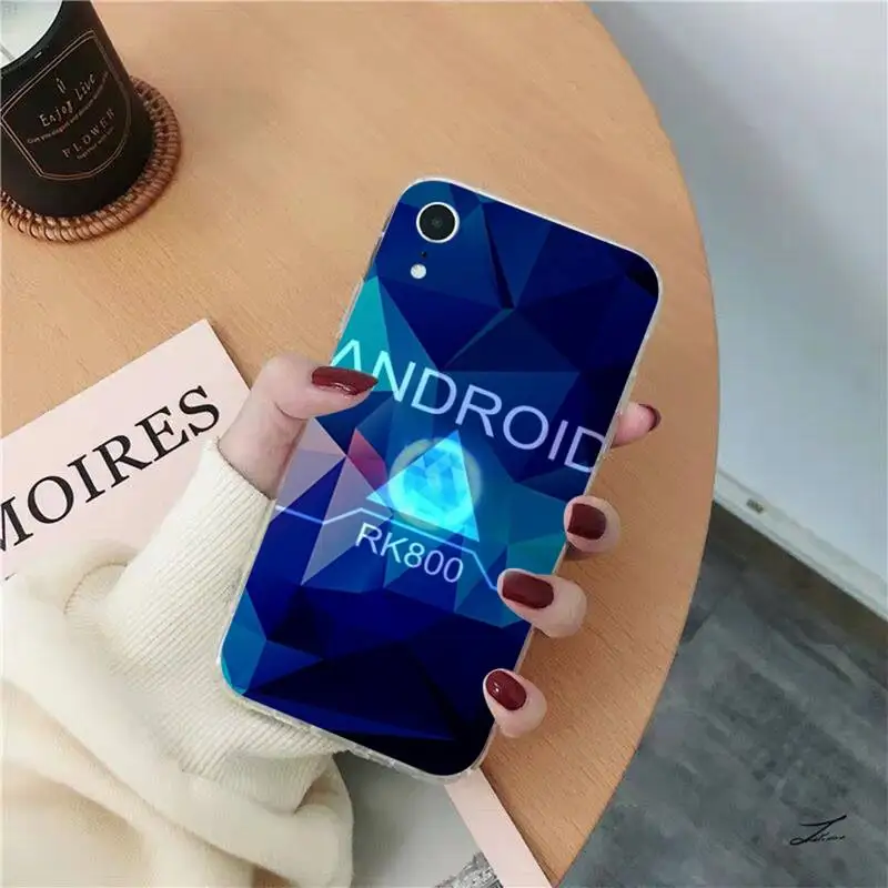 Detroit Become Human Android RK800 Connor Kara Phone Case for iPhone 13 11 12 pro XS MAX 8 7 6 6S Plus X 5S SE 2020 XR case