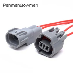 1 Set 2 Pin Auto Fog Light Lamp Socket Reverse Radar Electrical Cable Connectors Wire Harness Plug For 6189-0031