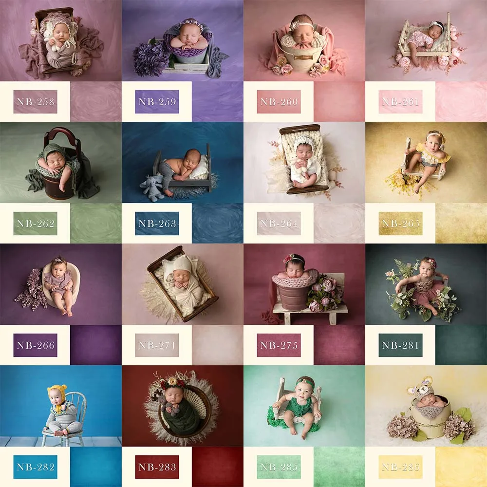 

Mocsicka Newborn Photography Background Solid Color Abstract Texture Child Baby Portrait Backdrops Photo Studio Photoshoot Props