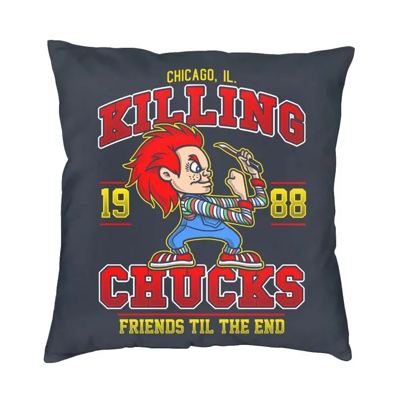 The Killing Chucks Nordic Throw Pillow Cover Home Decor Killer Doll Child's Play Sofa Cushion Case