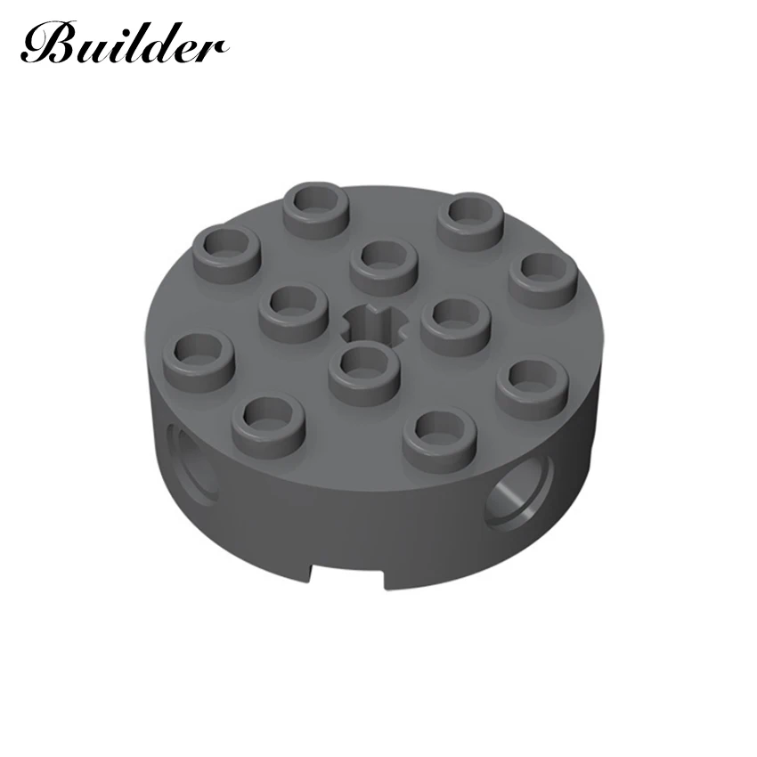 

Building Blocks 6222 Brick Round 4x4 DIY Parts 10PCS Compatible All Brands Assembles Particles Education Toys for Children